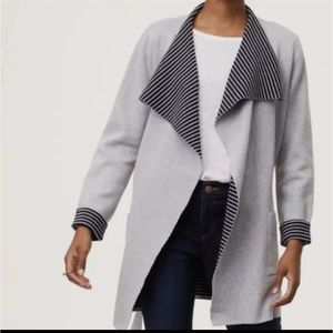 ~HOST PICK~Loft Belted Drape Front Open Cardigan Size XS Petite